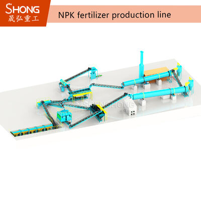 Équipement de granulation d'engrais NPK personnalisé OEM avec granulation par presse à rouleaux et capacité de 1 à 20 T/H