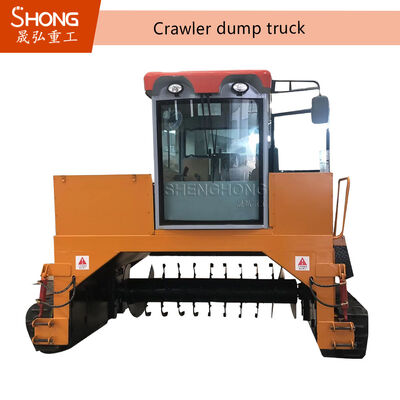 1.6m Pile Depth 12m Turning Width Compost Turner Windrow Turner with 7-15 Days Fermentation Time Compost Machine